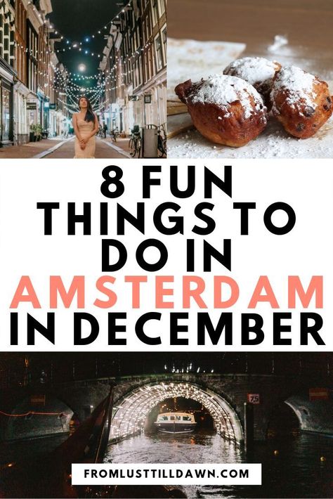 Looking for things to do in Amsterdam in December? How about the Amsterdam Light Festival, Christmas markets and Sinterklaas activities in Amsterdam? Check out this local's guide to Amsterdam in December! // PIN FOR LATER // #amsterdam #amsterdamtrip #amsterdamnetherlands #amsterdamtravel #amsterdamindecember #amsterdamdecemberchristmas #amsterdamchristmas #amsterdamnewyears #newyearseveinamsterdam Amsterdam Travel Winter, December In Amsterdam, Amsterdam In Christmas, Things To Do In Amsterdam Winter, Amsterdam At Christmas, Amsterdam Christmas Market, December Amsterdam, Amsterdam In December, Amsterdam December