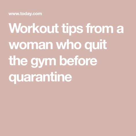 Workout tips from a woman who quit the gym before quarantine Hiit Session, Fitness Boutique, Jillian Michaels, Workout Tips, I Quit, Stay In Shape, Instagram Live, The Gym, Fitness Tips