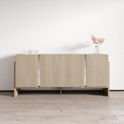 Colo 4D Sideboard - Bed Bath & Beyond - 39047130 Entry Sideboard, Buffet Credenza, California Apartment, Modern Sideboard Buffet, Sideboard Modern, Copper Kitchen Sink, Sideboard Decor, Hardware Storage, Living Room Console