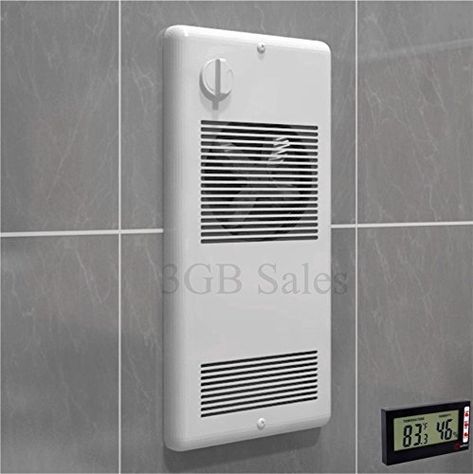 Stelpro design wall heater Whole House Ventilation, House Ventilation, Wall Heater, Bathroom Vent Fan, Bathroom Vent, Bathroom Heater, Bathroom Ventilation, Wall Mounted Heater, Natural Bathroom