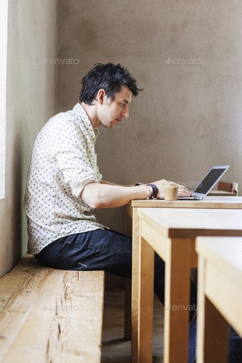 Sitting Down Side View, Person Sitting Side View, Sitting Pose Reference Side View, Sitting Side View Reference, Sitting Side Profile, Person Side View, Male Croquis, Sitting Pose Reference, Arm Rest Table