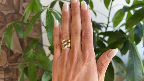 Wrap Rings, Round Brilliant Cut Diamond, Cartier, Vintage Cartier, Yellow Gold, Yellow, Engagement Rings, Gold