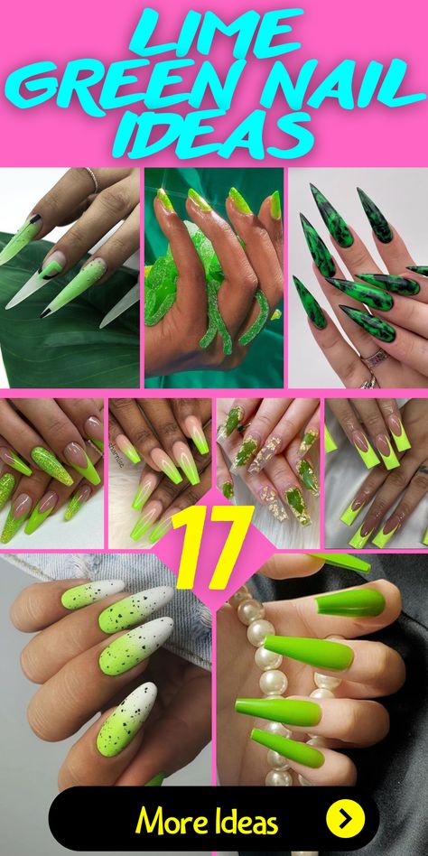 French Tip Fusion: Lime Green and White Nail Design. Revamp the classic French tip with a fusion of lime green and white. This design adds a touch of modernity to a timeless favorite. Try it on your square, oval, or almond-shaped nails for a fresh take on a classic look. Elevate your elegance with this contemporary twist! Vibrant Nail Colors, Lime Green Nails, Neon Pink Nails, Neon Nail Art, Neon Summer, Neon Nail Designs, Pink Nail Colors, Bright Summer Nails, Green Nail Designs