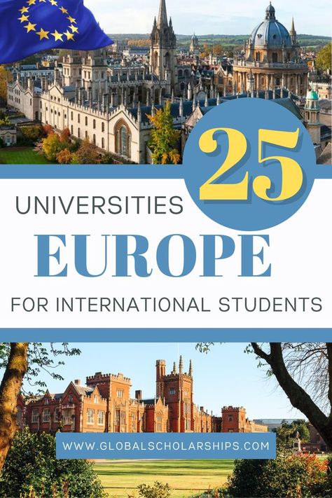 Europe is home to some of the best universities for international students, offering top-tier education in a culturally rich environment. The top universities in Europe, such as the University of Oxford, University of Cambridge, and ETH Zurich consistently rank among the world's best. While these universities are not the cheapest options, the quality of education and opportunities they provide make them worth the investment for those looking to study in Europe. Study In Europe, Eth Zurich, Best Universities, Study In London, Psychology Courses, University Of Oxford, Engineering Courses, International University, University Of Cambridge