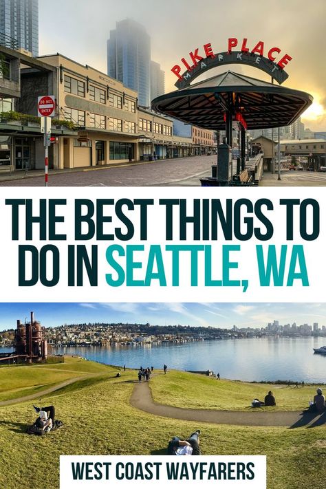 Discover the best things to do in Seattle, Washington, from the tourist hot spots like Pike Place Market and Seattle Center, to more offbeat things like exploring Seattle's best neighborhoods and seeking out the best views of the city. This complete Seattle travel guide has everything you need to know to plan your trip to Seattle. Seattle Itinerary, Seattle Travel Guide, Things To Do In Seattle, Seattle Center, Seattle Travel, Seattle City, Western Washington, Pike Place Market, Pike Place