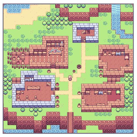 Pixel Art Tileset, Pixel Assets, Pixel Map, How To Pixel Art, 2d Rpg, Top Down Game, Minecraft Banner, Pixel Art Landscape, Minecraft Banner Designs