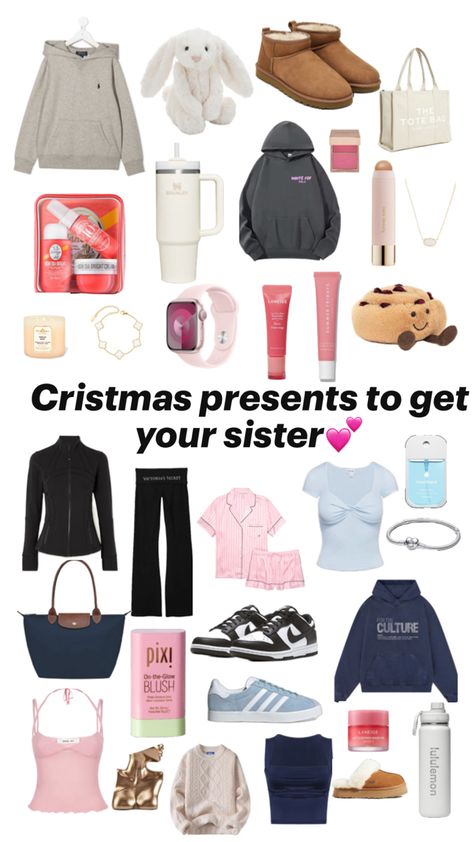 Gifts To Get Your Sister For Christmas, What To Get Sister For Christmas, Older Sister Gift Ideas, Christmas Gifts For Older Sister, Good Gifts For Sisters, Christmas Gifts For Little Sister, Christmas Present Ideas For Sister, Christmas Presents For Sister, Sister Christmas Gift Ideas