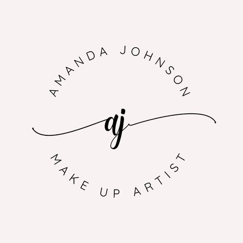 Calligraphy Initials, Aj Logo, Business Cards And Flyers, Marketing Business Card, Book Labels, Welcome To My Page, Great Logos, Initials Logo, Elegant Logo