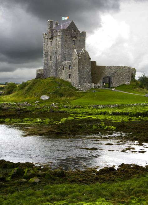 Dunguaire Castle, Galway, Ireland, 16th century tower house Dunguaire Castle Ireland, Meena's Tirith, Dunguaire Castle, Irish Architecture, Landscape Study, Castle Germany, Castle Ireland, Old Castle, Irish Castles