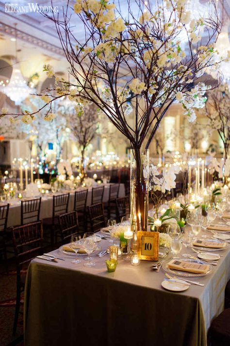 Enchanted Garden Wedding Theme, Gold And Green Wedding, Garden Wedding Theme, Green Wedding Centerpieces, Chateau Frontenac, Enchanted Garden Wedding, Flowers Candles, Wedding Centrepieces, Garden Theme Wedding