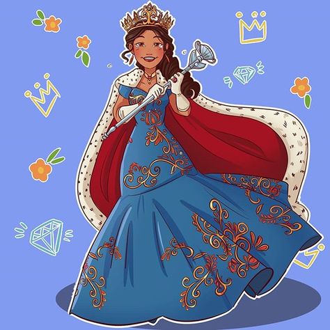 Georgia M 🌼 on Instagram: “Coronation Day is airing today! Just watched the finale and screamed my heart out, I got most everything I wanted!!! 💖💖💖 Long Live the…” Elena Of Avalor Fan Art, Disney Moodboard, Disney Characters As Humans, Disney Princess Elena, Tangled The Series, Disney Elena, Princess Elena, Disney Character Art, Elena Of Avalor