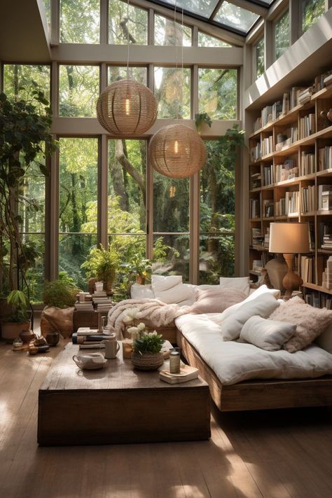 Check Furniture, Earthy Living Room, Earthy Home, Japandi Design, Lots Of Windows, Virtual Staging, Casa Container, Dream Room Inspiration, Dream House Interior