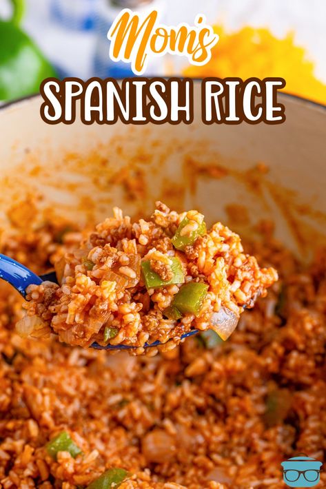 Spanish Rice Recipe With Ground Beef, Hamburger And Rice Recipes, Rice Recipes Side, Spanish Rice Recipe Easy, Spanish Rice Easy, Spanish Rice Recipe, Ground Beef Rice, Easy Rice Recipes, Country Cook