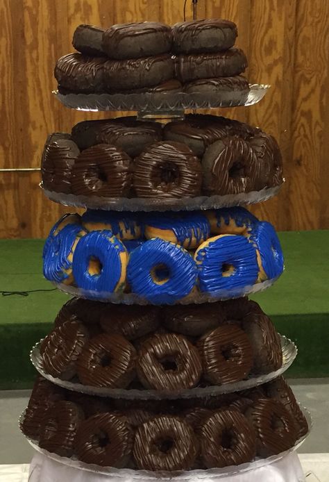 Police Appreciation Week, Police Officer Party, Doughnut Tower, Police Academy Graduation Party, Officer Party, Police Wedding, Police Retirement Party, Police Appreciation, Police Birthday Party