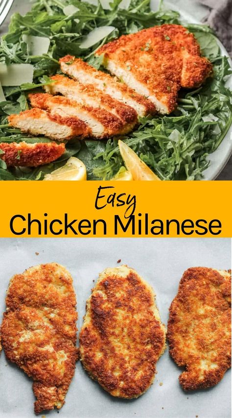 How To Cook Chicken Cutlets, Pan Fried Crispy Chicken, Healthy Pan Fried Chicken, Chicken In Breadcrumbs Recipes, Panko Crusted Chicken Fried, Pan Fried Chicken Cutlets Recipe, Crispy Skillet Chicken, Crispy Chicken Milanese, Pan Frying Chicken Breast