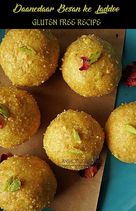 Halwai Style Daanedaar Besan ke Laddoo | Besan ke Laddu Recipe Besan Laddoo Recipe, Besan Laddu Recipe, Indian Sambar Recipe, Laddoo Recipe, Flavored Yogurt, Laddu Recipe, Sambar Recipe, Yellow Lentils, Methi Seeds