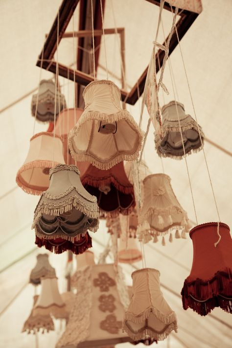 Lovely lampshade lanterns! Cheap and readily available at charity shops Shabby Chic Lamp, Contemporary Lamp Shades, Shabby Chic Lamp Shades, Wooden Lampshade, Rustic Lamp Shades, Chic Lamp, Small Lamp Shades, Shabby Chic Lamps, Useful Ideas