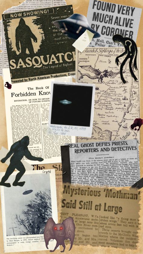 #cryptic #cryptidcore #cryptidaesthetic #vintagehorror #vintagewallpaper #journal #darkaesthetic #darkacadimia #horroraesthetic Cryptid Core Wallpaper, Cryptidcore Aesthetic Wallpaper, Cryptidcore Bedroom, Cryptic Academia, Cryptidcore Wallpaper, Cryptidcore Room, Cryptid Wallpaper, Cryptid Hunting, Cryptic Aesthetic