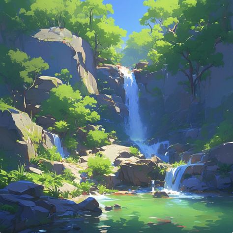 Thumbnail Sketches Ideas, Reference Scenery, Environment Drawing Ideas, Landscape Concept Art, Landscape Drawing Tutorial, Environment Sketch, Art Environment, Sketches Ideas, Environment Painting