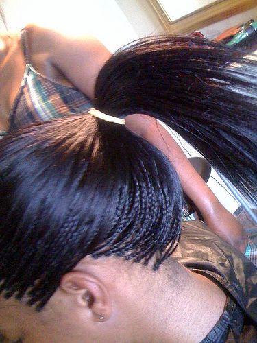 Freetress Braiding Hair, Micro Braids Human Hair, Pick And Drop Braids, Tree Braids Styles, Invisible Braids, Micro Braids Styles, Tree Braids Hairstyles, Shaved Hair Designs, Cool Braid Hairstyles