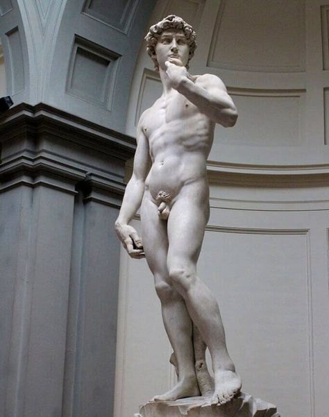 10 Secrets of Statue of David by Michelangelo Michelangelo Sculpture, Michelangelo David, David Michelangelo, Statue Of David, Michelangelo's David, David Statue, Art Through The Ages, Ancient Greek Sculpture, Famous Sculptures