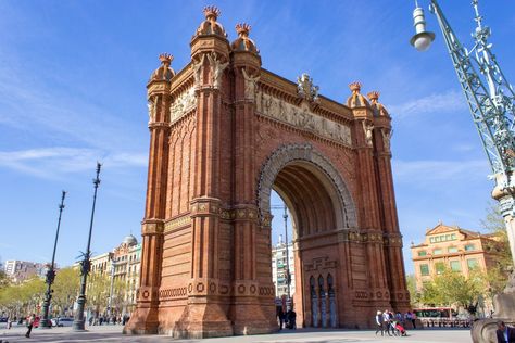 Ciutadella Park Barcelona, Brick Archway, Paris Opera House, Row Boats, Water Nymphs, Urban Park, Barcelona Travel, Urban Oasis, World's Fair