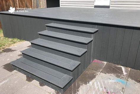 Trex Enhance Basic Clam Shell Composite Deck | TimberTech Pro Installers Trex Enhance, Trex Transcend, Cedar Deck, Composite Deck, Trex Deck, Deck Projects, Deck Builders, Cool Deck, Aluminum Railing