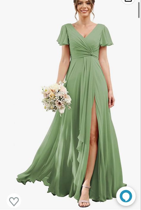 Formal Dress With Pockets, Bridesmaid Dresses With Sleeves, Long Formal Dress, Dress With Pockets, Formal Dress, The Dress, High Waist, A Line, Bridesmaid Dresses