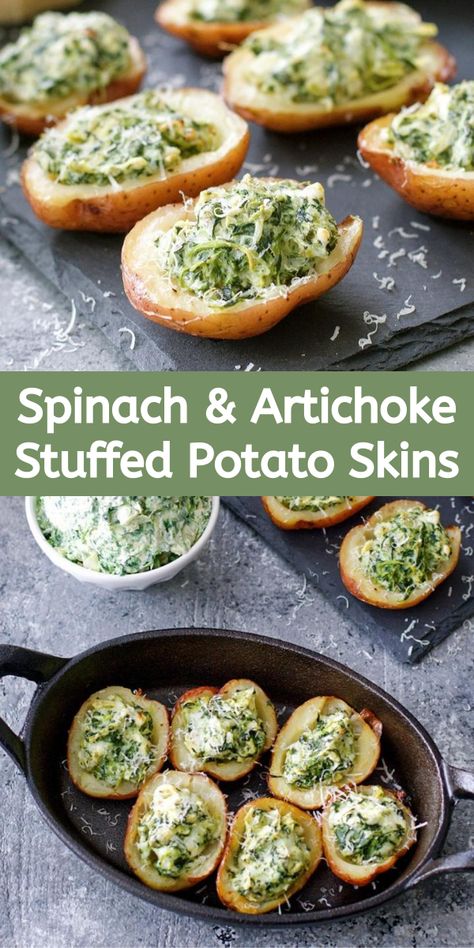 Vegetarian Potato Skins, Stuff Potatoes, Stuffed Potato Skins, Planning 2024, Artichoke Stuffed, Easy Biscuit, Stuffed Potato, Stuffed Potatoes, Savory Sides