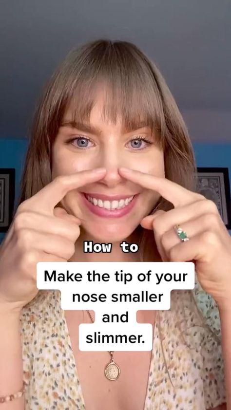 how to get a smaller nose Pointed Nose Exercise, Get A Smaller Nose, Smaller Nose, Nose Structure, Face Washing Routine, Upturned Nose, Clear Skin Fast, Nose Reshaping, Straight Nose