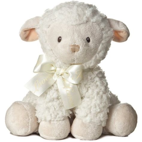 Aurora Plush 12" Jesus Loves Me Lamb Musical found on Polyvore Cute Stuffed Animals, Jesus Loves Me, Cute Plush, Jesus Loves, 귀여운 동물, Soft Toy, Plush Toys, Sheep, Aurora