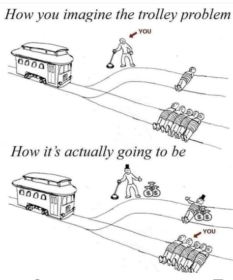 Problem Meme, Trolley Problem, Philosophy Memes, Moral Dilemma, Popular Memes, Philosophy, Funny Memes, Science, Humor