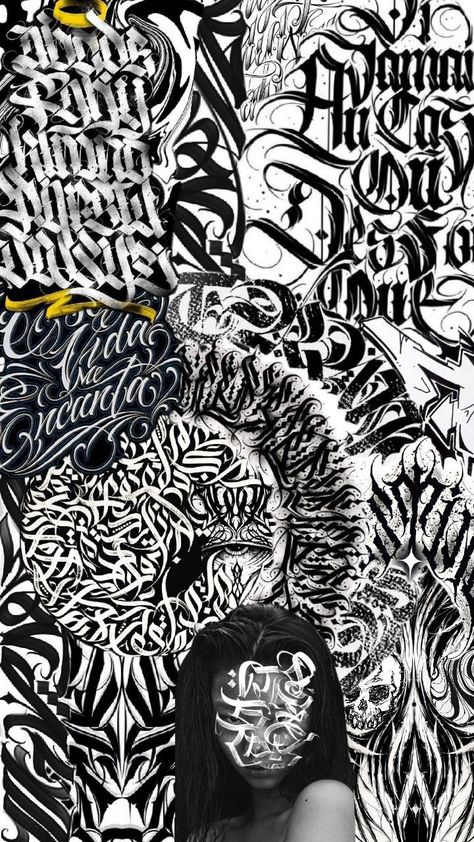 ✒️💀 Lettering Malandro, Iphone