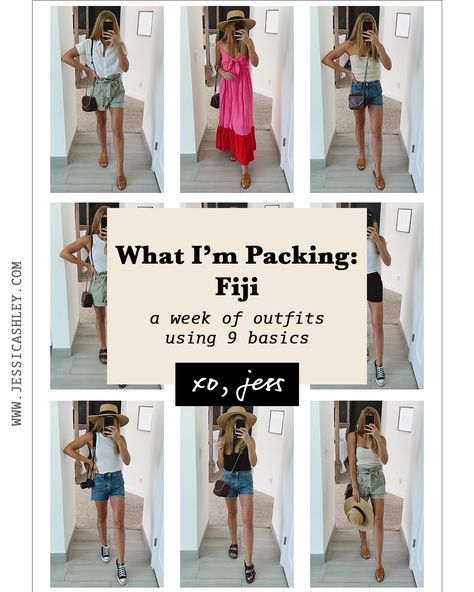 Fiji Capsule Wardrobe, What To Pack For Fiji, What To Wear In Fiji Outfit Ideas, Packing For Fiji, What To Wear In Fiji, Fiji Vacation Outfits, Fiji Outfit Vacation, Fiji Outfit Ideas, Fiji Packing List