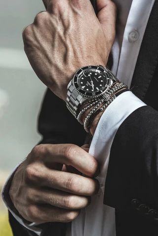 Don Pedro, Gentleman Aesthetic, Bad Boy Aesthetic, Male Hands, Stylish Watches, Every Man, Gentleman Style, Bracelets For Men, Gentleman