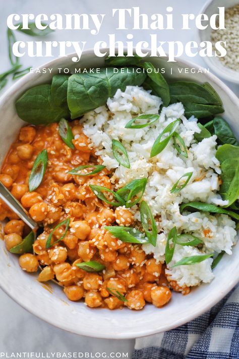 Red Curry Ramen, Chickpea Recipes Healthy, Vegan Proteins, Curry Chickpeas, Curry Ramen, Healthier Recipes, Nourishing Foods, Chickpea Recipes, Vegan Dinner