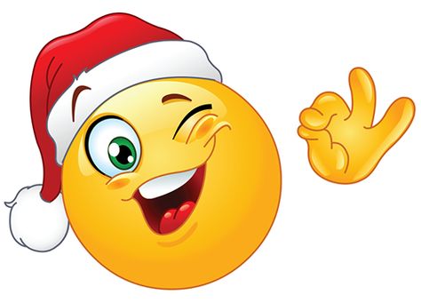 Winking Santa Smiley Christmas Emoticons, Faces Emoji, Santa Hat Vector, Christmas Emoji, Funny Emoji Texts, Emoji Christmas, Smiley Emoticon, Emoji Texts, Emoticon Faces