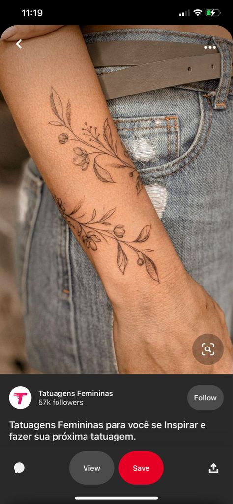 Arm Wrap Tattoo, First Tattoo Ideas, Wrap Around Wrist Tattoos, Floral Arm Tattoo, Around Arm Tattoo, Wrap Around Tattoo, Flower Tattoo Ideas, Wrap Tattoo, Flower Wrist Tattoos