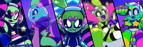 Space Banner Discord, Alien Banner Discord, Sploot Alien Unknownspy, Alien Wallpaper Desktop, Space Gif Banner Discord, Alien Stim Gif, Lizard Girl, Banner Drawing, Blue Lizard