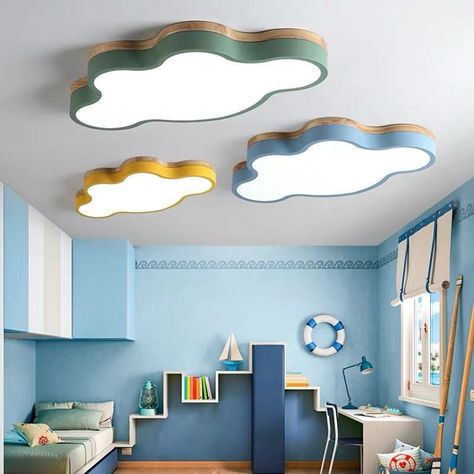 Cloud Ceiling, Cloud Shapes, Bedroom Ceiling Light, Lighting Guide, Modern Art Deco, Led Flush Mount, Flush Ceiling Lights, Childrens Bedrooms, Flush Mount Lighting