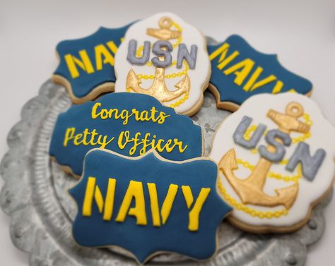 Navy
Navy cookies
Navy decorated sugar cookies
Military sugar cookies
Navy anchor 
Anchor theme cookies Navy Cookies Decorated, Navy Cookies, Navy Retirement Cookies, Us Navy Cookies Decorated, Penn State Cookies Decorated, Us Navy Chief Cake, Navy Chief Cookies Decorated, Police Retirement Cookies Decorated, Navy Cookies United States