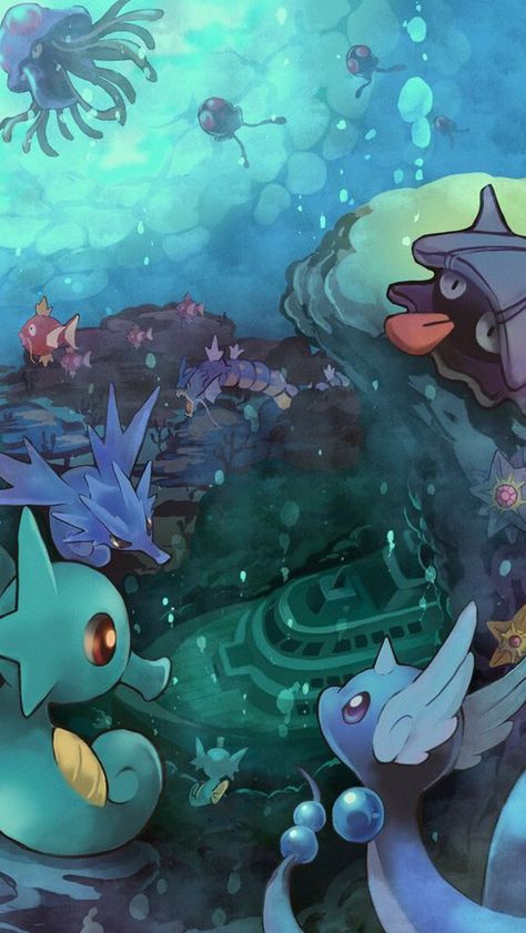 Pokemon Original, Water Type Pokemon, Pokemon Backgrounds, Mega Pokemon, Water Type, Type Pokemon, Pokémon Master, All Pokemon, Pokemon Fan Art