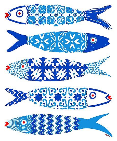 Portuguese Ceramic Tiles, Portuguese Inspired Kitchen, Portuguese Art Traditional, Portuguese Sardines Art, Portuguese Tile Pattern, Portuguese Folk Art, Portugal Graphic Design, Portuguese Illustration, Portuguese Aesthetic