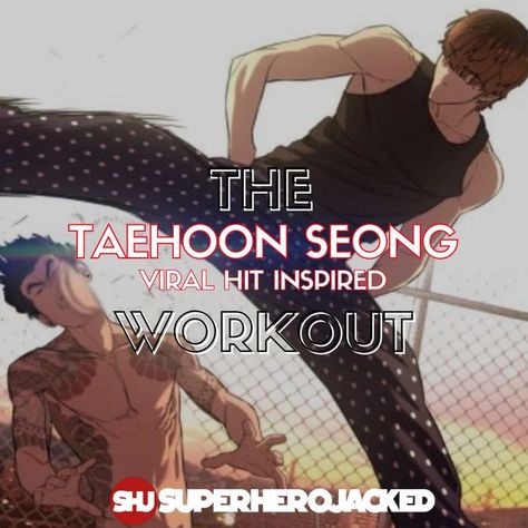 Taehoon Seong Workout Superhero Jacked Workout, Taehoon Seong, Anime Workouts, Superhero Jacked, Character Workouts, Athletic Physique, Superhero Academy, Superhero Workout, Gym Workout Planner