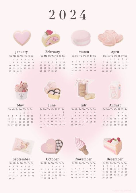 Cute Calendar Template 2024, 2024 Coquette Calendar, Pink 2024 Calendar, Pink Calendar Aesthetic, Pink Aesthetic Calendar, Cute Calendar 2024, Coquette Calendar, Girly Calendar, Calender Print