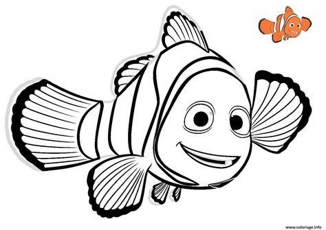 nemo 2 poisson rouge disney coloriage dessin  #ColoriagePoisson Finding Nemo Coloring Pages, Nemo Coloring Pages, Disney Finding Nemo, Fish Coloring Page, Cartoon Tattoos, Cartoon Coloring Pages, Disney Coloring Pages, Willie Nelson, Finding Nemo