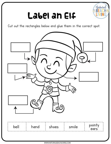 Elf Lesson Plans Preschool, Elf Worksheets For Preschool, Elf Activities For Kindergarten, How To Catch An Elf Activities, Elf Activities For Preschoolers, Elf On The Shelf Activities For Kids, Elf On The Shelf Worksheets, Elf Activities For Kids, Elf On The Shelf Activities