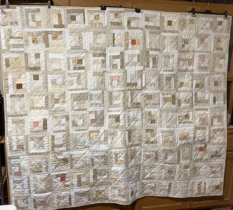 Joanne Merrill Duckworth Quilts, Duckworth Quilt Pattern, Duckworth Quilts, Neutral Quilts, House Steps, Low Volume Quilt, Neutral Quilt, Log Cabin Quilt Blocks, Cabin Quilt