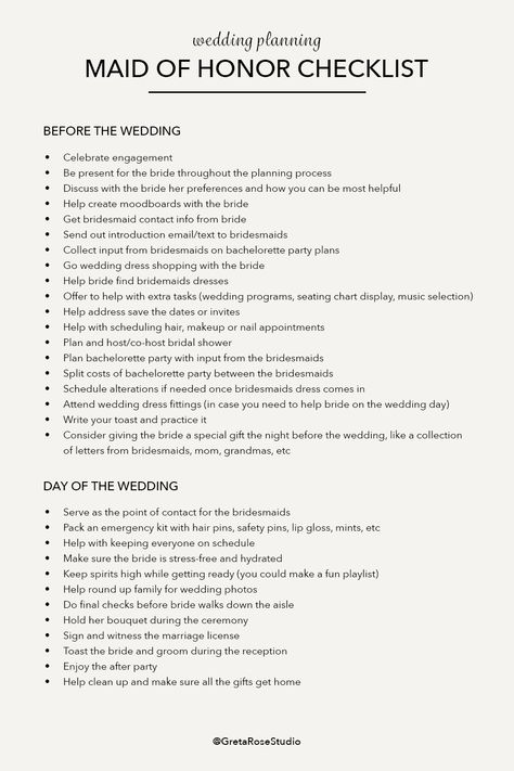 Maid Of Honor Duties Checklist, Maid Of Honor Responsibilities, Maid Of Honor Duties, Wedding Party Games, Bachelorette Game, Wedding Maids, Made Of Honor, Maid Of Honor Speech, Bridesmaid Duties