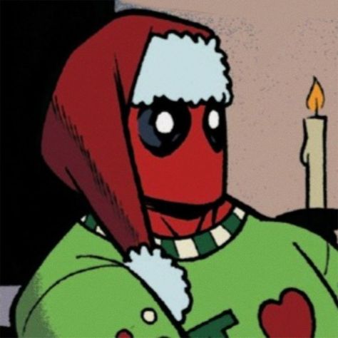 Marvel Christmas Icons Comic, Comic Collection Aesthetic, Dc Christmas Icons, Deadpool Christmas Pfp, Marvel Christmas Pfp, Marvel Christmas Icons, Marvel Comic Pfp, Marvel Profile Pictures, Christmas Icons Pfp